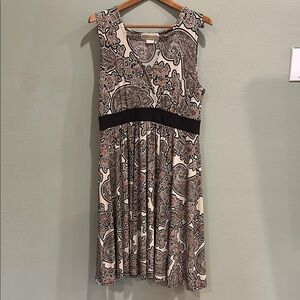 Michael Kors Sleeveless Paisley Dress Women’s Size L/G